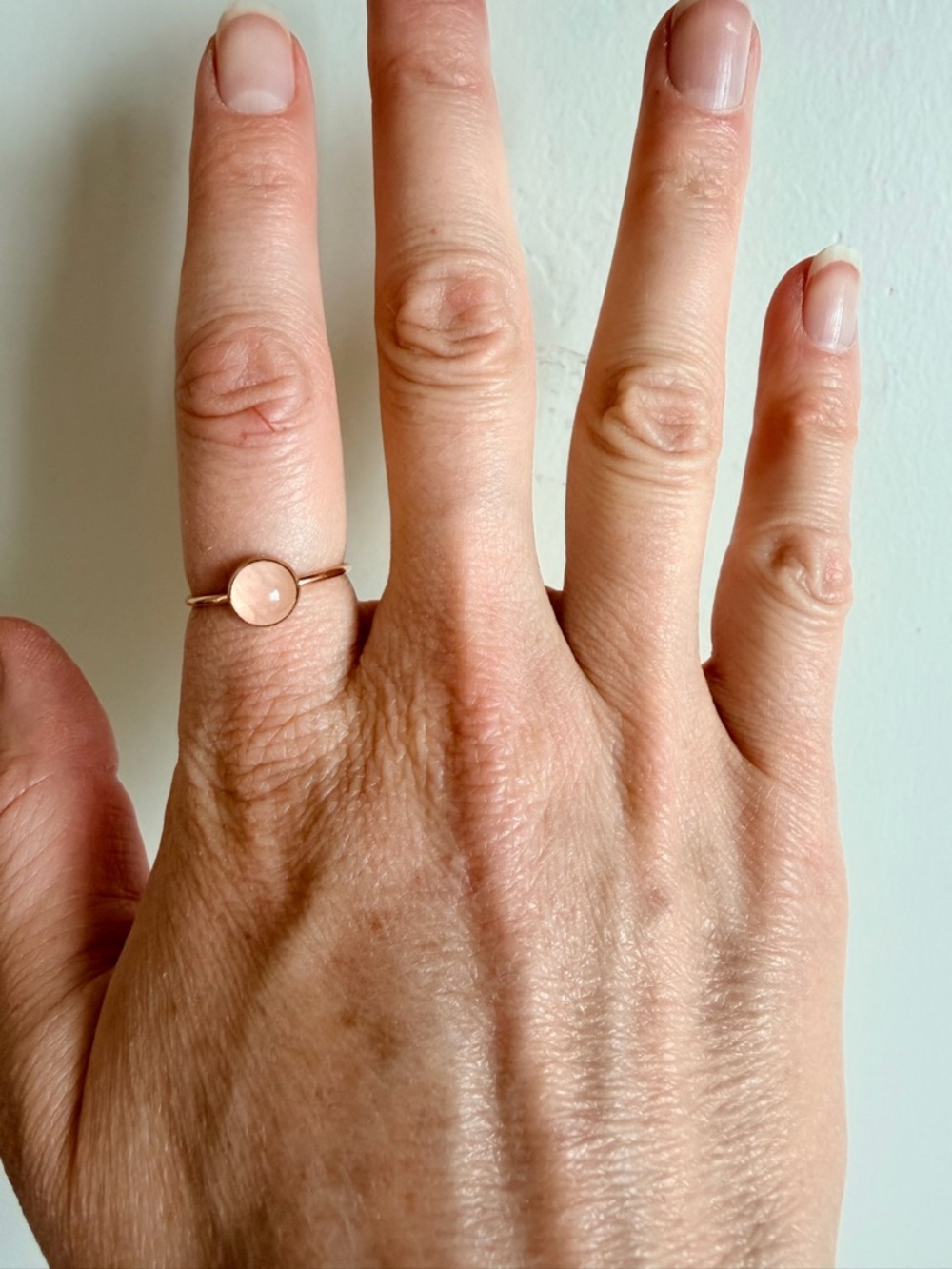 Peach and Gold Ring - Picture 3 of 3
